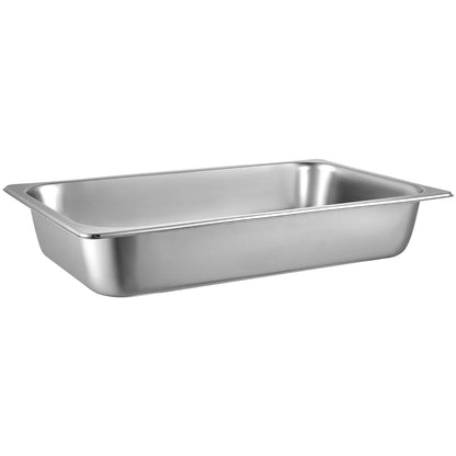 VEVOR 4 Pack Hotel Pan 3.7" Deep Steam Table Pan Full Size with Lid 20.8"L x 13"W Hotel Pan 22 Gauge Stainless Steel Anti Jam Steam Table Pan - Mekamart Australia