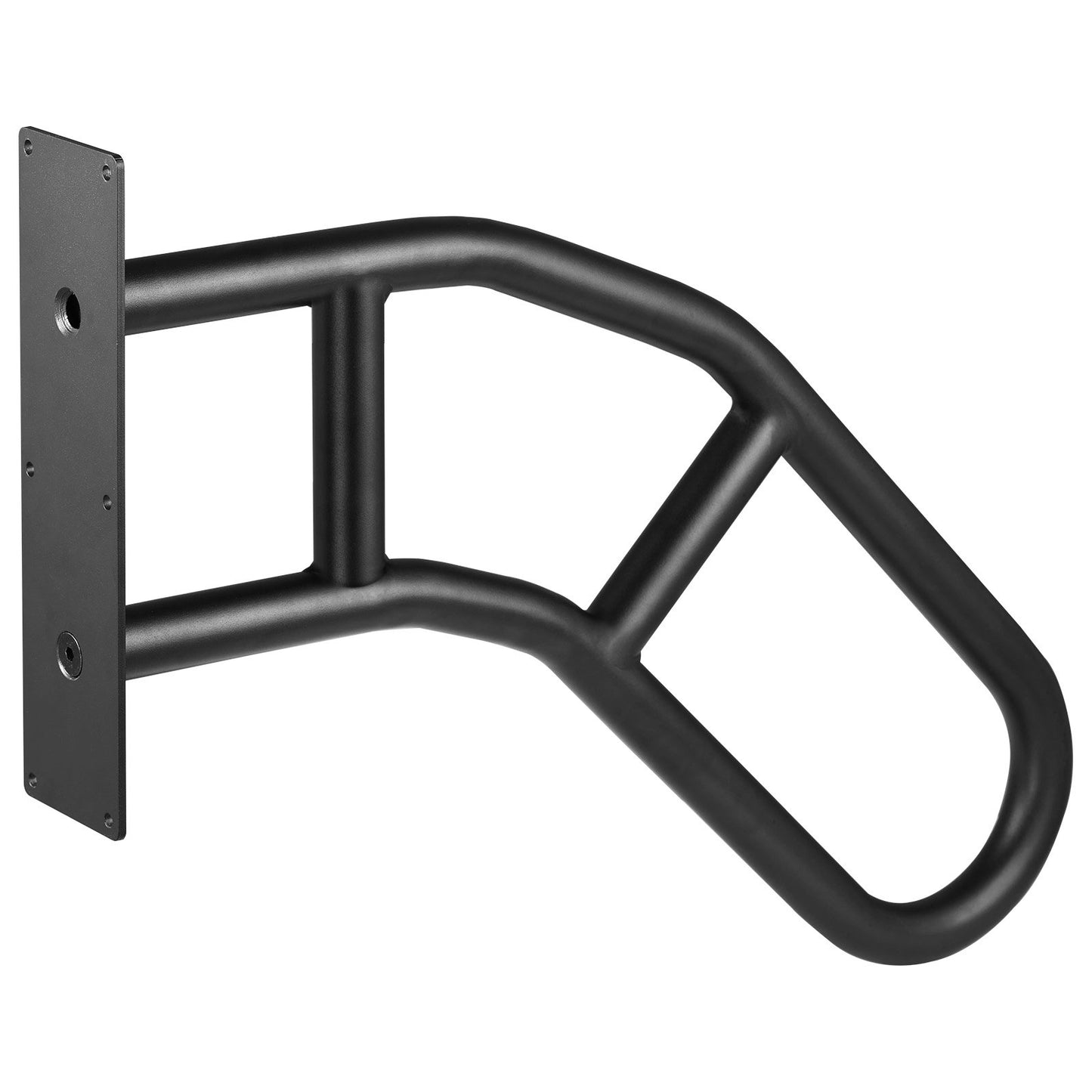Handrails for Outdoor Steps, 32" Length Wall Mount Safety Railings for 1-3 Steps, U-Shaped Handrail with Matte Black Finished, Stair Handrails for Kids, Elderly, Pregnant Women, Disabled