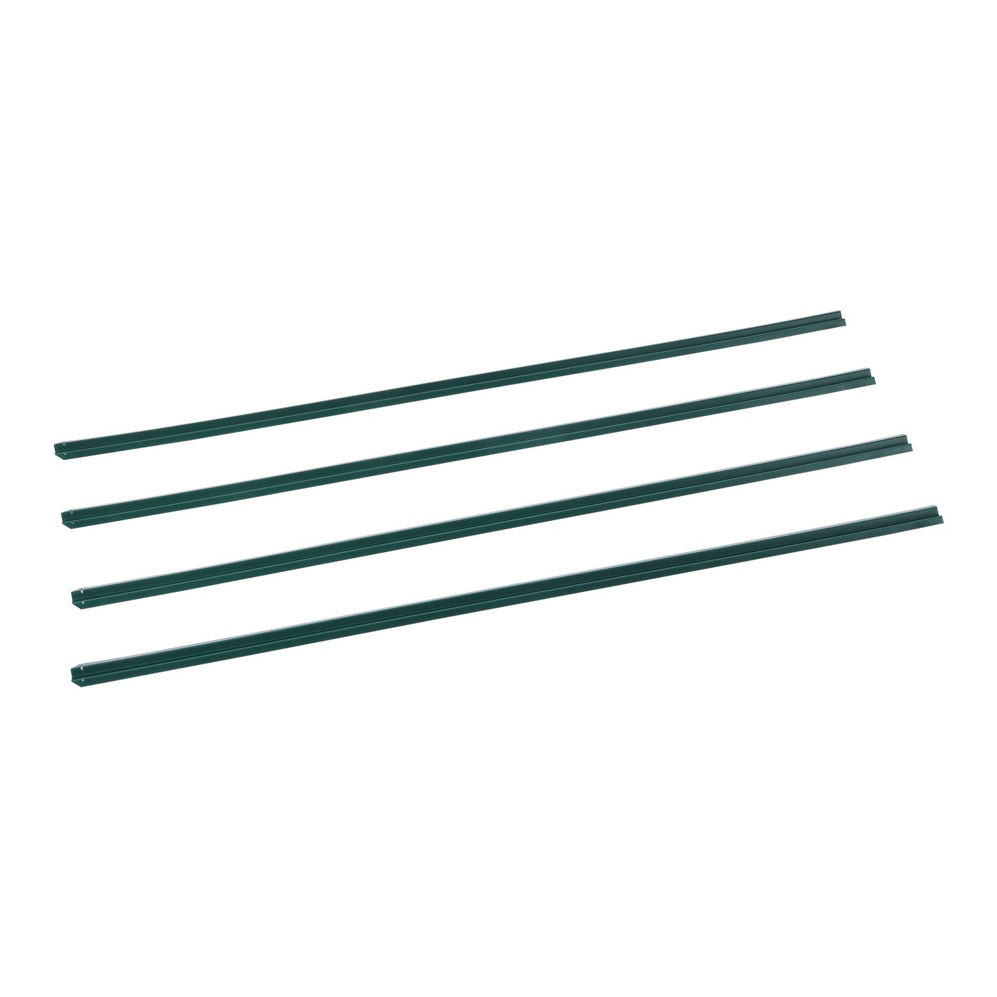 Bottom Locking Privacy Slats, Single-Wall Vertical Bottom-Locking Slats for Chain-Link Fence, High-Density HDPE Chain Link Slats Ideally Fit 1.2 m High Fence for Garden Farm Sports Field(Green)