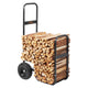 VEVOR Firewood Log Cart Wood Mover Hauler 250 lbs Capacity on PU Wheels Dolly - Mekamart Australia