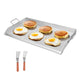 VEVOR 36x22 in Flat Top Griddle Stainless Steel Universal BBQ Grill Pan Cookware - Mekamart Australia