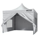 VEVOR Pop Up Canopy Tent Outdoor Gazebo Tent 10x10FT with Sidewalls & Bag White - Mekamart Australia