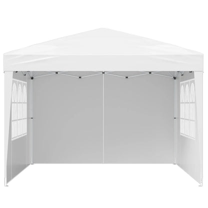 VEVOR Pop Up Canopy, 2.95 x 2.95 m Instant Canopy Portable Gazebo with 3 Sidewalls & 2 Ventilated Windows, Height Adjustable Pop-Up Outdoor Shelter Tent for Events, Patio, Backyard, Party, Parking - Mekamart Australia