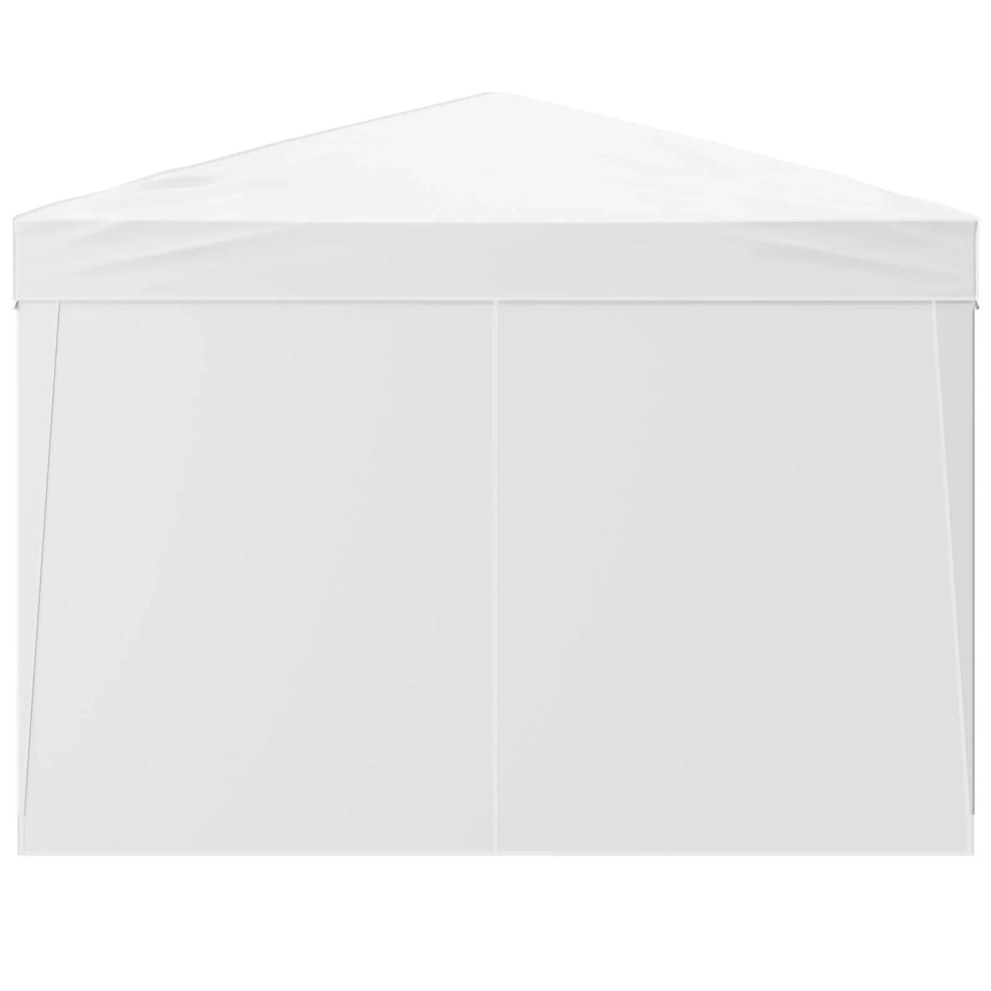 VEVOR Pop Up Canopy, 2.95 x 2.95 m Instant Canopy Portable Gazebo with 3 Sidewalls & 2 Ventilated Windows, Height Adjustable Pop-Up Outdoor Shelter Tent for Events, Patio, Backyard, Party, Parking - Mekamart Australia
