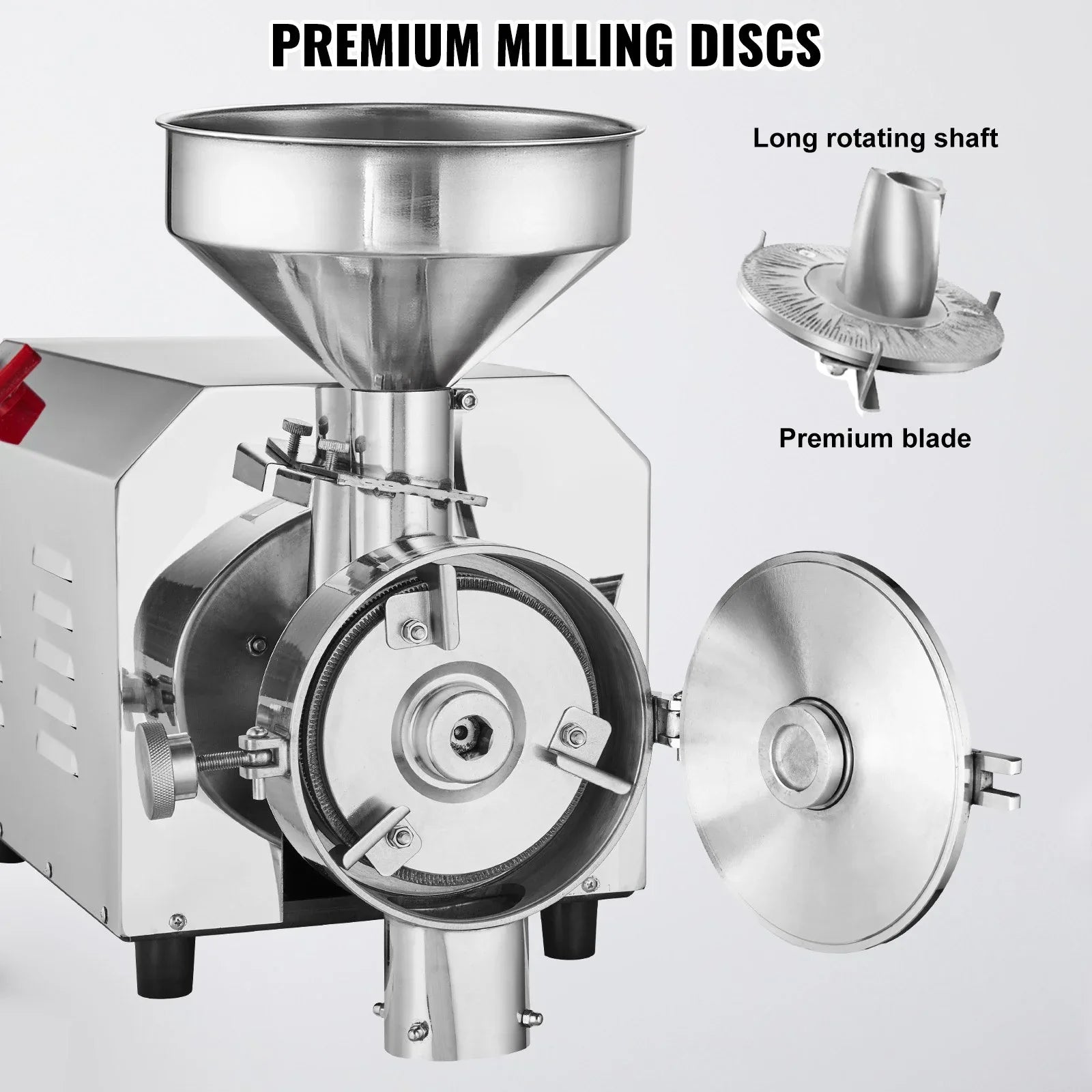 VEVOR Grain Grind Mill Grain Grinding Machine 2200W Food Processing Machinery - Mekamart Australia