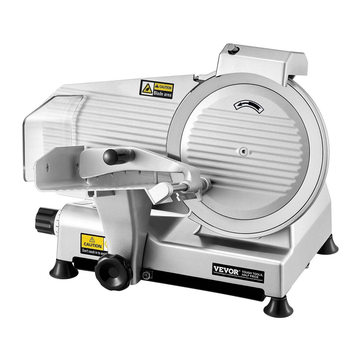 Meat Slicer 180W 250 mm Electric Deli Food Slicer for Meat Bread Cheese