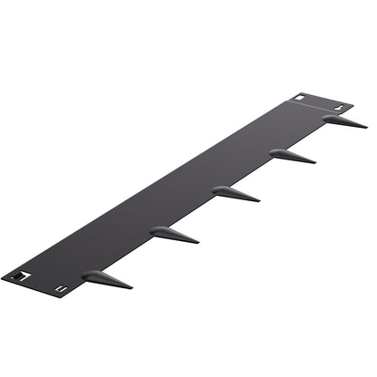Steel Landscape Edging, 5 Packs 990 x 207 mm Rust-Resistant Metal Landscape Edging, Bendable Garden Edging Border, Heavy Duty Lawn Edging, Easy-to-Install, Flower Bed Yard Pathway Divider Black