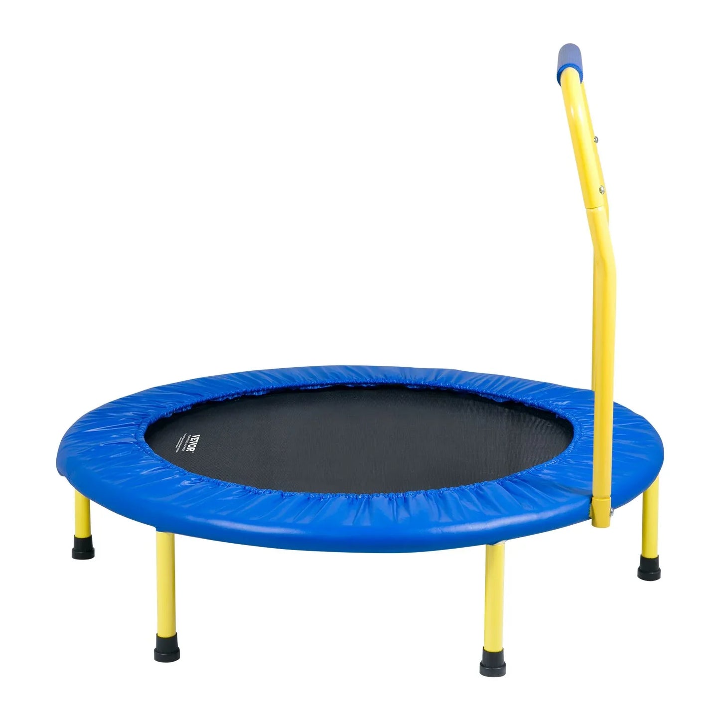 VEVOR 3FT Trampoline for Kids, 92 cm Trampolines Indoor/Outdoor Trampoline for Toddlers, Foldable Mini Baby Trampoline with Foam Handle, Recreational Trampoline Birthday Gift for 3+ Years Kids - Mekamart Australia