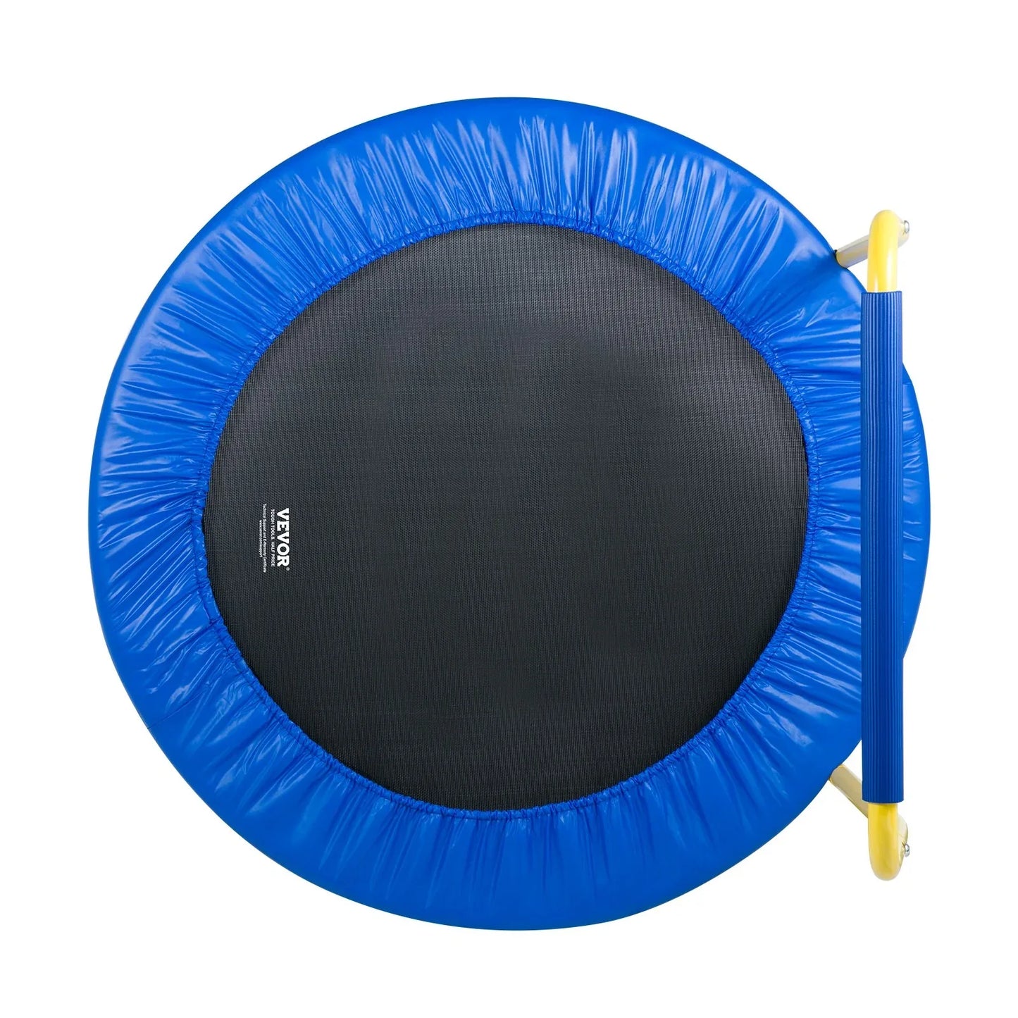 VEVOR 3FT Trampoline for Kids, 92 cm Trampolines Indoor/Outdoor Trampoline for Toddlers, Foldable Mini Baby Trampoline with Foam Handle, Recreational Trampoline Birthday Gift for 3+ Years Kids - Mekamart Australia