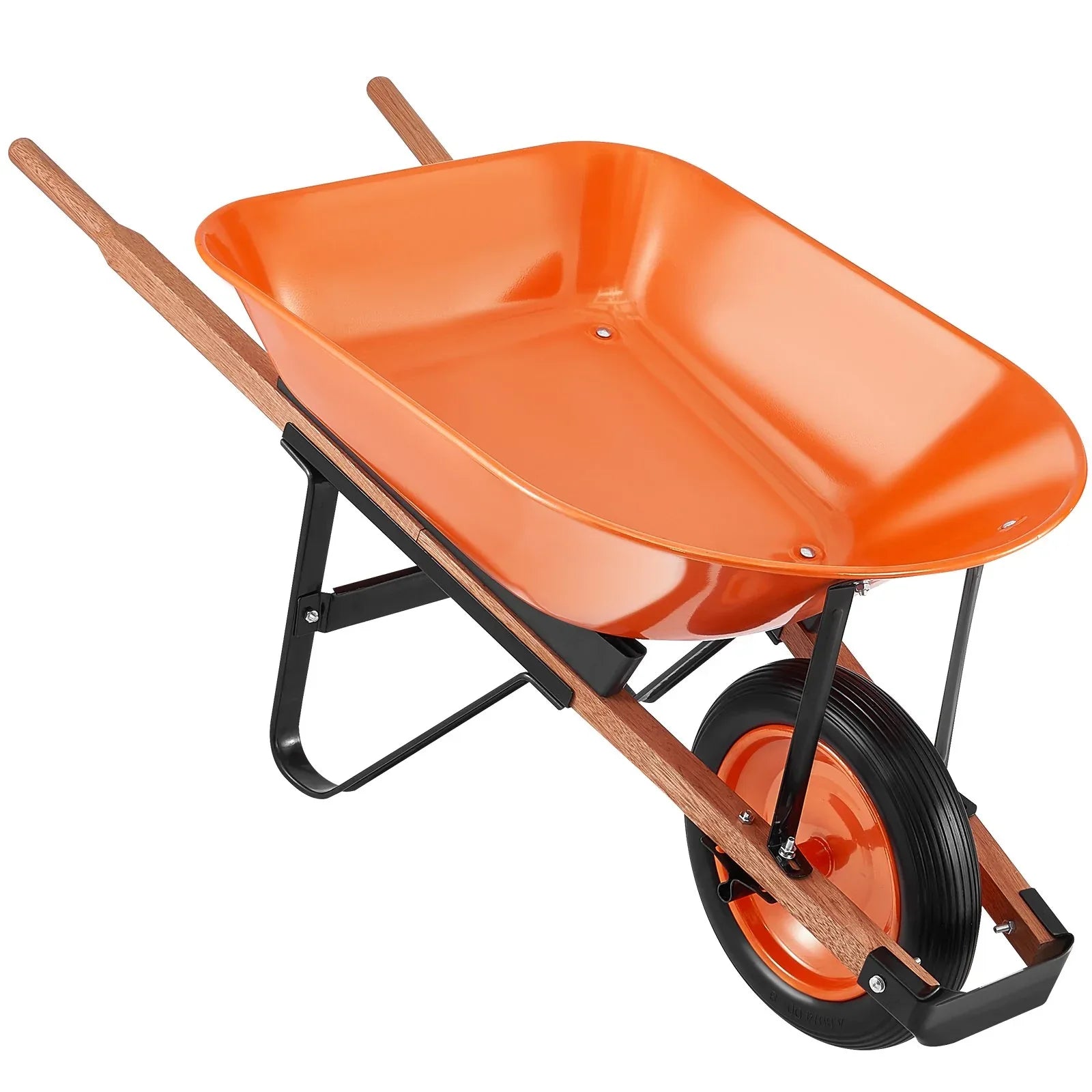 VEVOR Wheelbarrow Cart One Wheel Garden Dump Cart 330 lbs Yard Utility Cart - Mekamart Australia