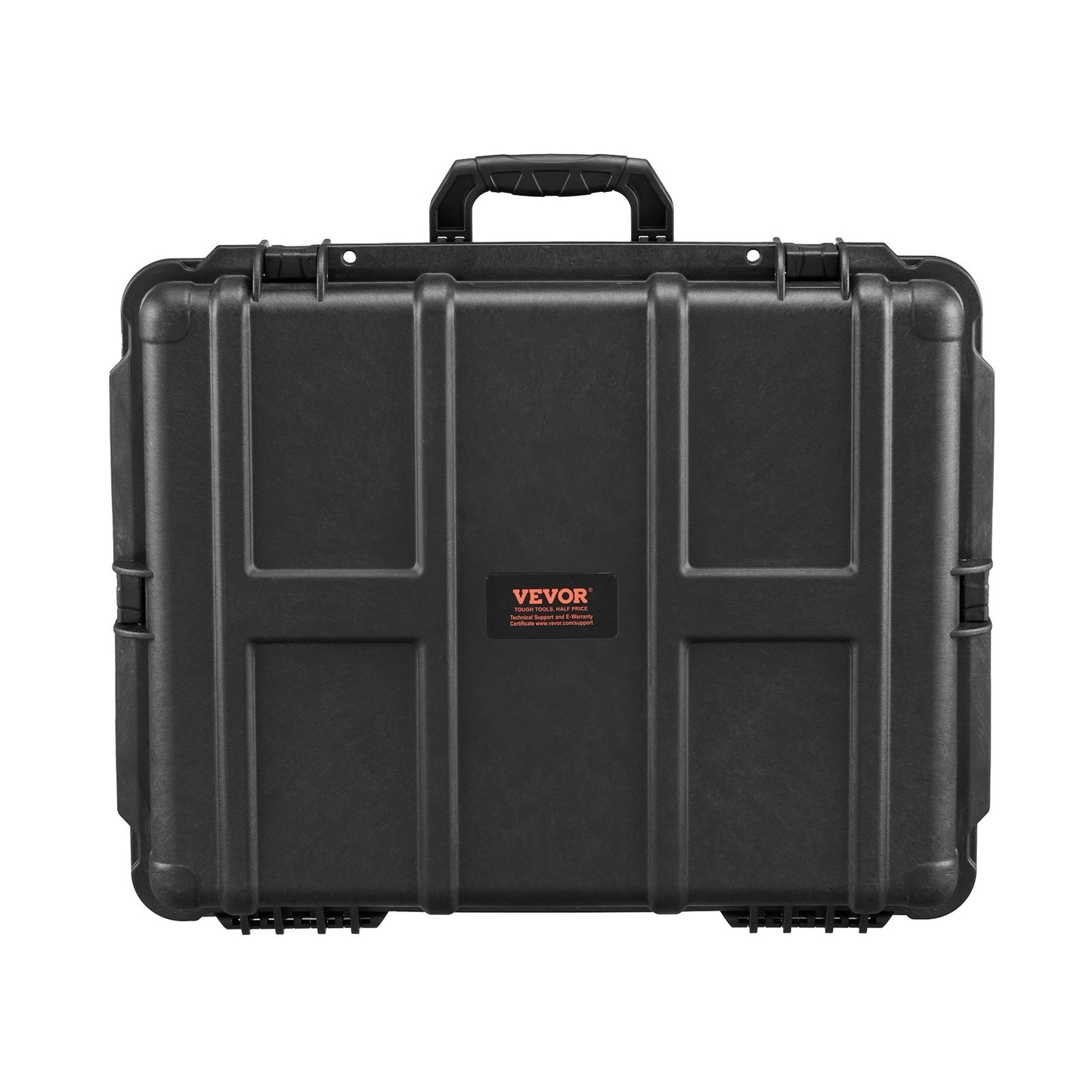 Weatherproof Hard Case, Heavy Duty Protective Dry Box Case with Pre-cut Foam, and Retractable Pull Handles for Travel, Hunting, Military, Tactical, IP67 Waterproof Case for Cameras (56.1x37x26)