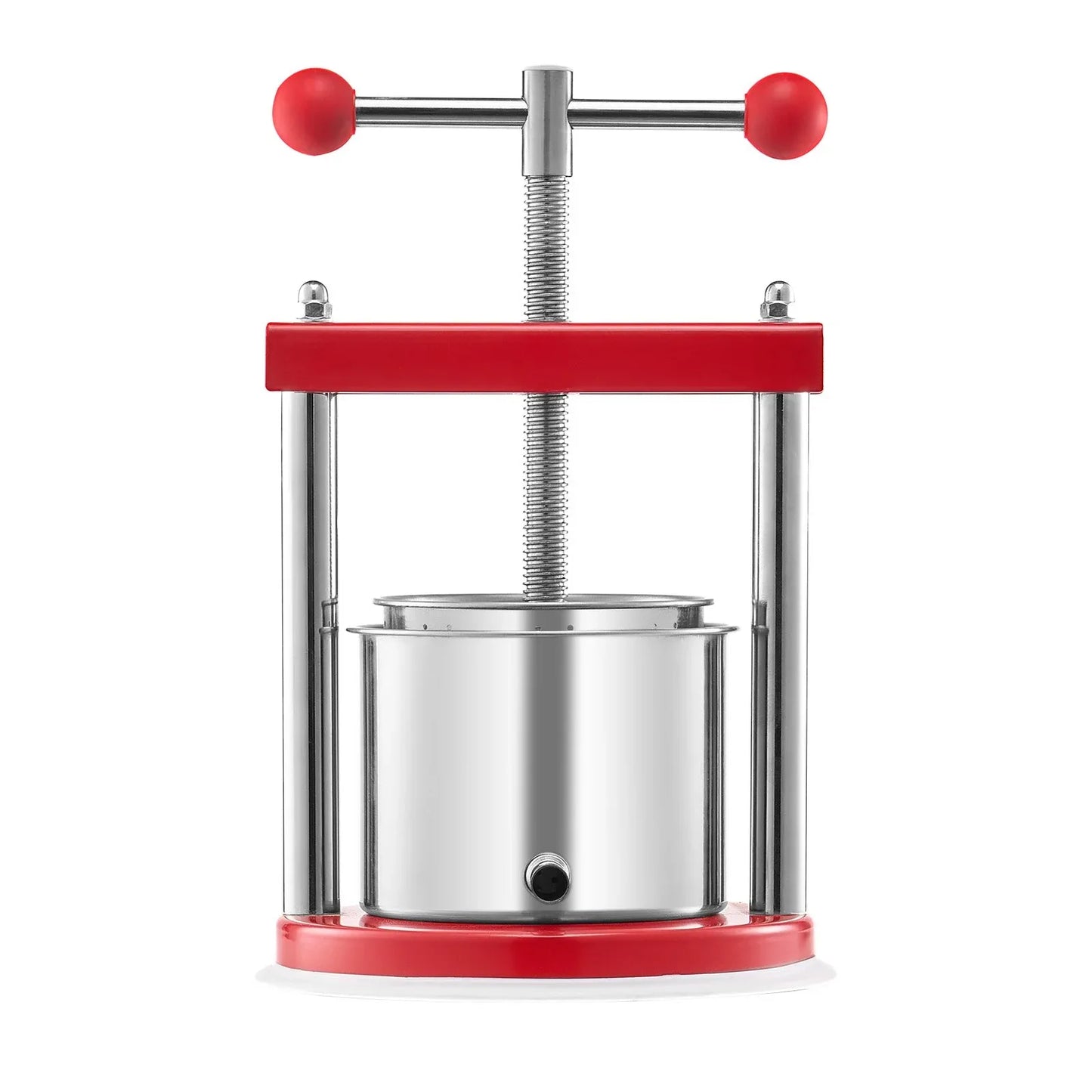 VEVOR Fruit Wine Press Manual Press for Wine Making 1.6 Gal/6L Stainless Steel - Mekamart Australia