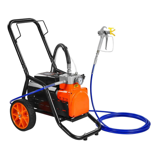 VEVOR Cart Airless Paint Sprayer Diaphragm Paint Airless Sprayer 1700W Electric - Mekamart Australia