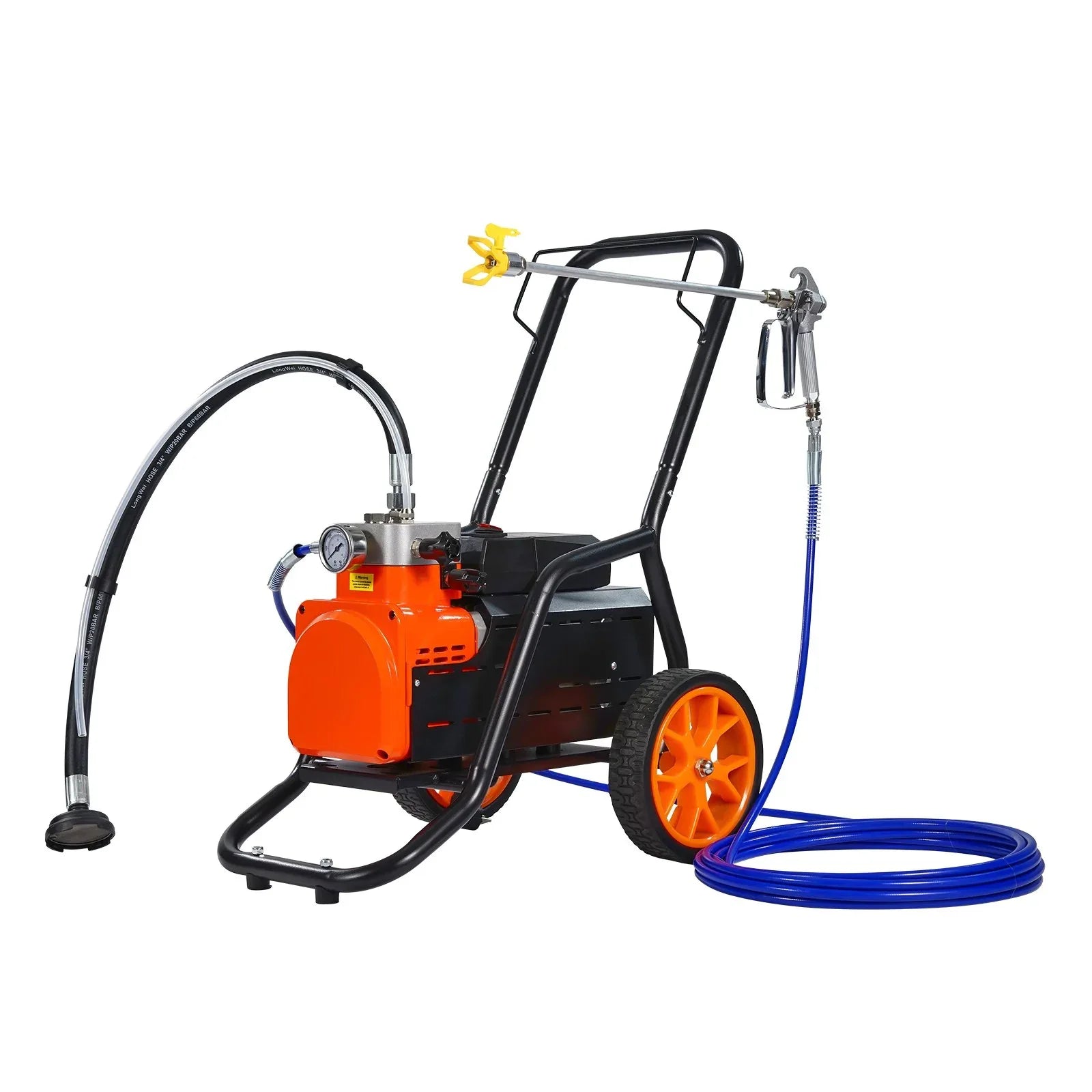 VEVOR Cart Airless Paint Sprayer Diaphragm Paint Airless Sprayer 1700W Electric - Mekamart Australia