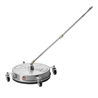VEVOR 15" Pressure Washer Surface Cleaner 4 Wheels 4000 Max PSI 2 Extended Wands - Mekamart Australia