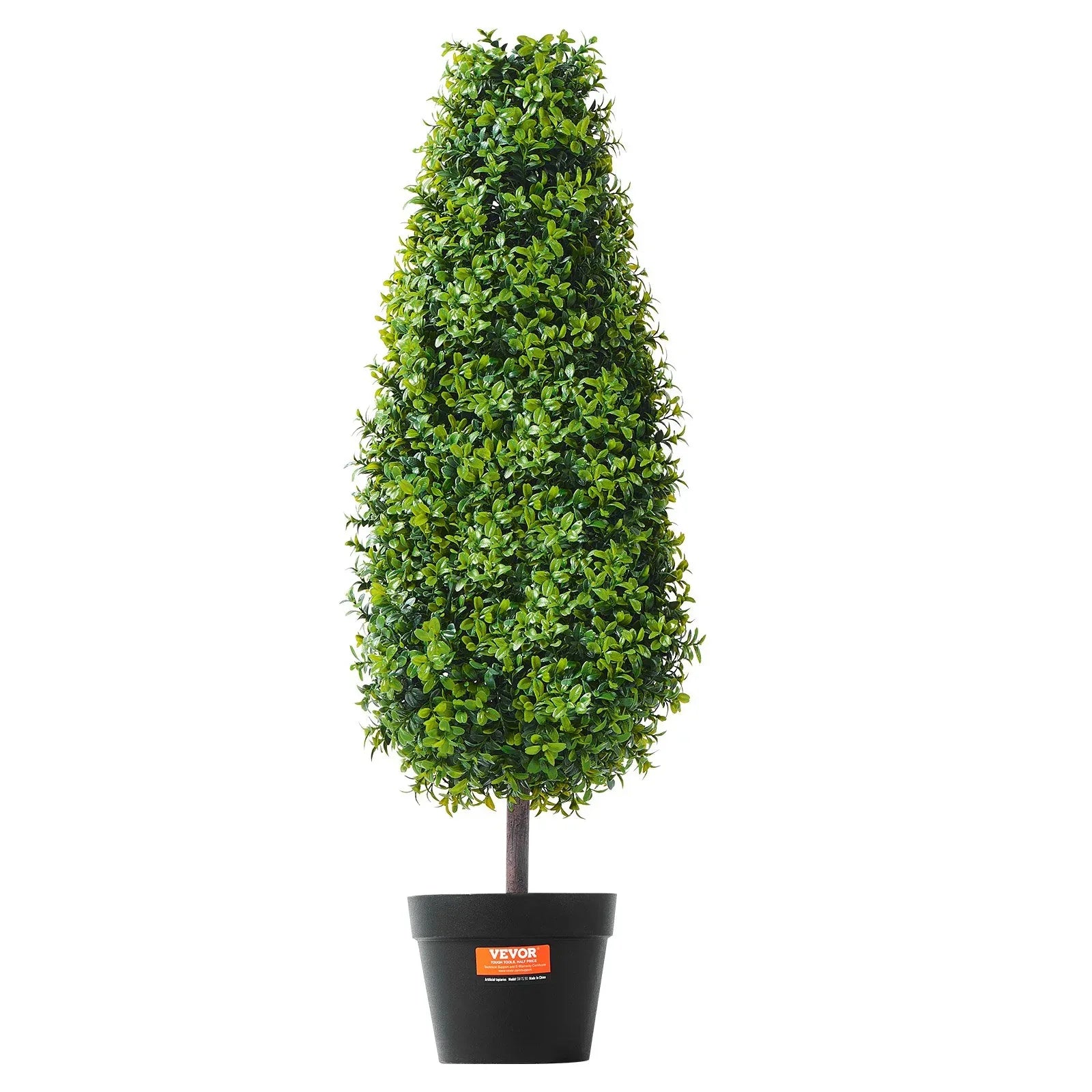 VEVOR 2 Pack 91.4cm Artificial Boxwood Topiary Tree Faux Plant UV Decor In/Outdoor - Mekamart Australia