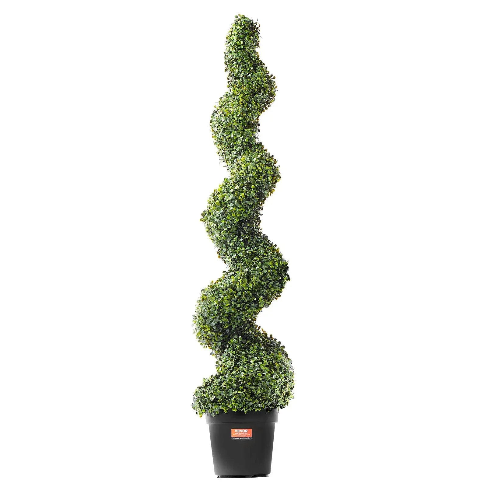 VEVOR 2 Pack 152.4cm Artificial Boxwood Topiary Tree Faux Plant UV Decor In/Outdoor - Mekamart Australia