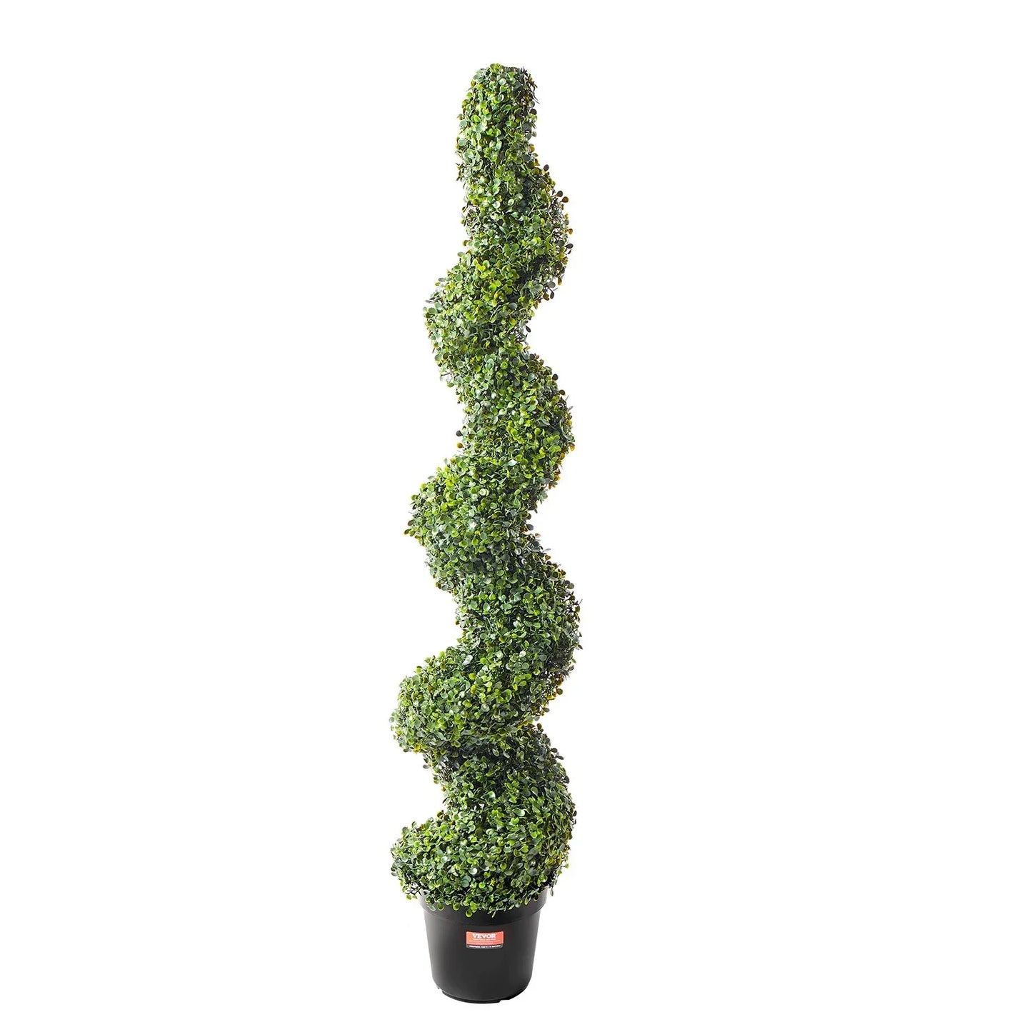 VEVOR 2 Pack 152.4cm Artificial Boxwood Topiary Tree Faux Plant UV Decor In/Outdoor - Mekamart Australia