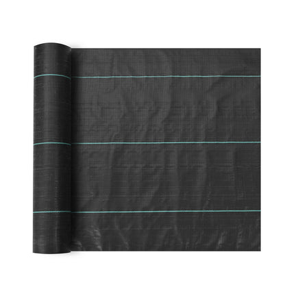 Weed Barrier Landscape Fabric, 6*300FT Heavy Duty Garden Weed Fabric, Woven PP Weed Control Fabric, Driveway Fabric, Geotextile Fabric for Landscaping, Ground Cover, Weed Blocker Weed Mat, Black