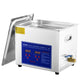 VEVOR Ultrasonic Cleaner 10L Jewelry Cleaning with Digital Timer Ultrasonic Cleaning Machine for Jewellery Rings Watches Eyeglasses Dentures Coins Metal Parts Commercial and Home Use Silver - Mekamart Australia