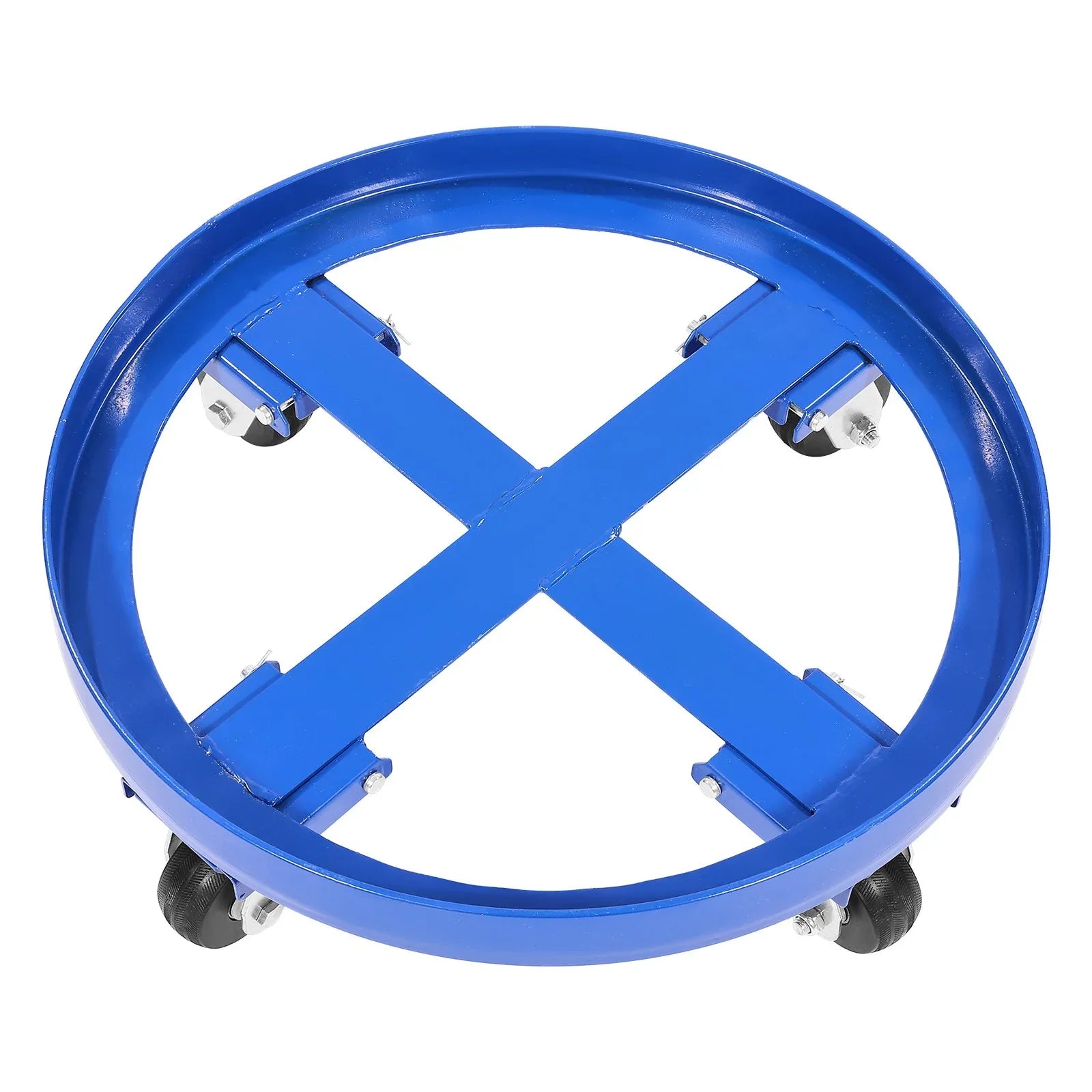 VEVOR 55 Gallon Drum Dolly 2000 lbs Barrel Dolly Cart Drum Caddy 4 Caster Wheels - Mekamart Australia