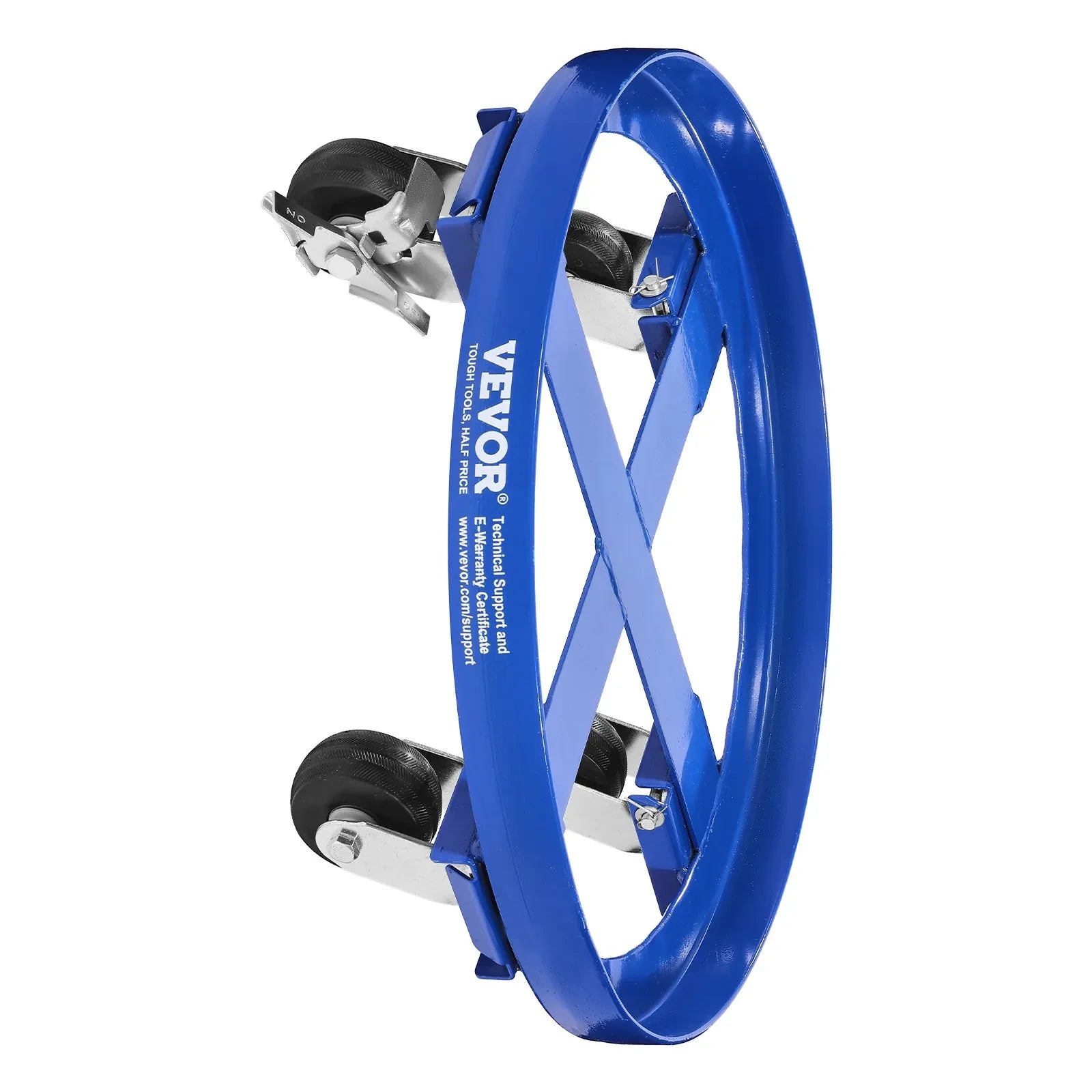 VEVOR 55 Gallon Drum Dolly 2000 lbs Barrel Dolly Cart Drum Caddy 4 Caster Wheels - Mekamart Australia