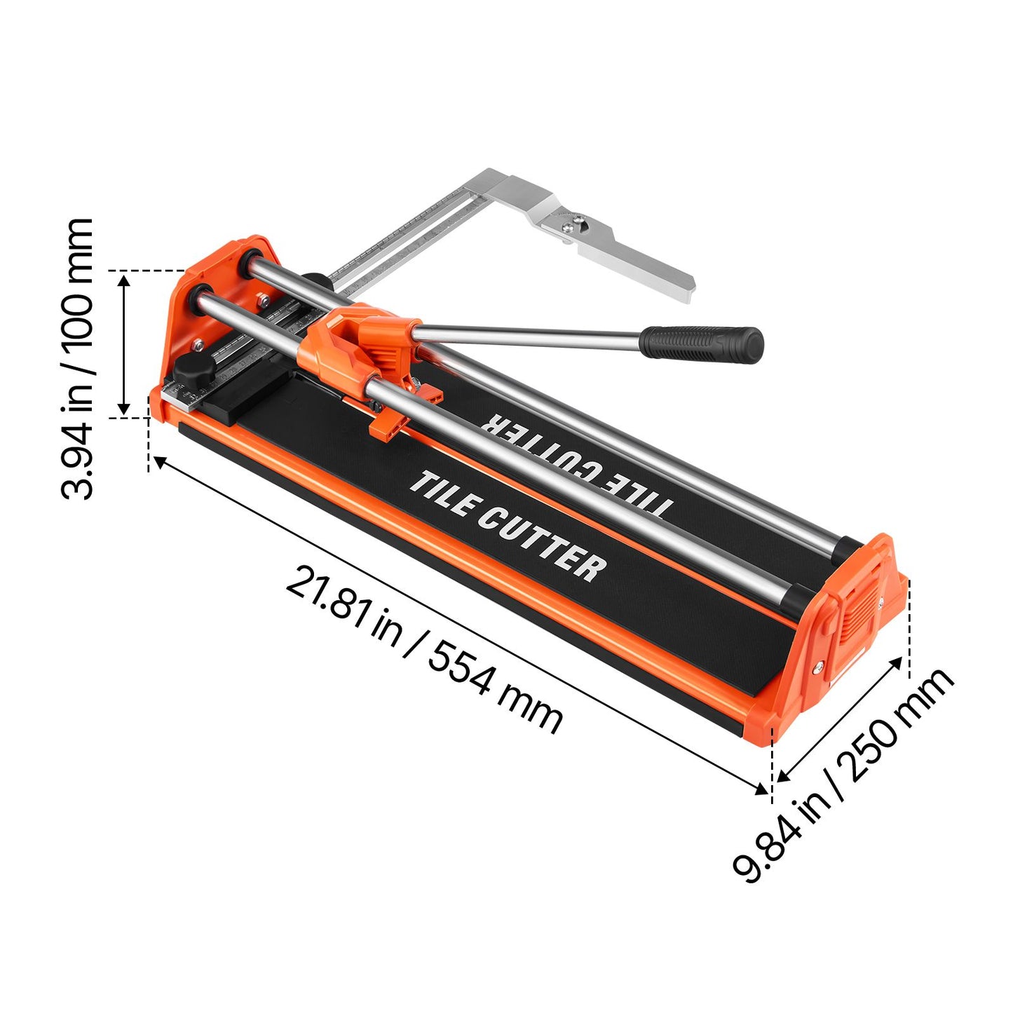 430mm Manual Tile Cutter for Wall & Polished Tiles,Double Rails for Precise Cutting, Tungsten Carbide Wheel,Non-Slip Handle,Anti-Displacement Pressure Rod,Precise Cuts for Pros & Beginners