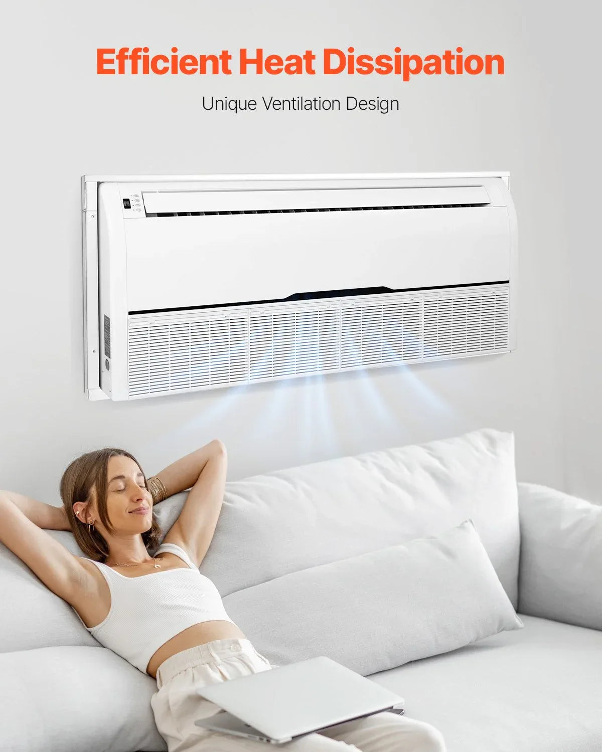 VEVOR Air Conditioner Wall Sleeve 42 in Universal Through the Wall AC Sleeve - Mekamart Australia