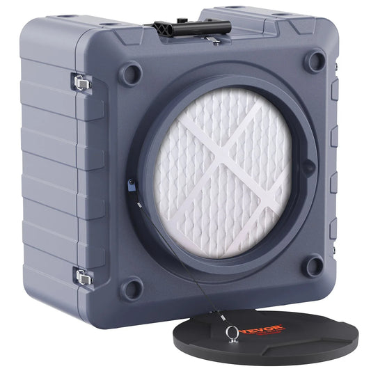 VEVOR Air Scrubber with 3-Stage Filtration, Stackable Negative Air Machine 550 CFM, Air Cleaner with MERV10, Carbon, H13 HEPA, for Home, Industrial and Commercial Use - Mekamart Australia