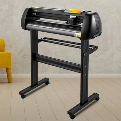VEVOR Vinyl Cutter, 28inch Paper Feed Cutting Plotter Bundle, Adjustable Force & Speed Vinyl Printer with Powerful Stepper Motors, Signmaster Software Bundle Kit Compatible with Windows System - Mekamart Australia