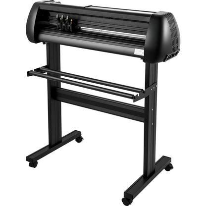 VEVOR Vinyl Cutter, 28inch Paper Feed Cutting Plotter Bundle, Adjustable Force & Speed Vinyl Printer with Powerful Stepper Motors, Signmaster Software Bundle Kit Compatible with Windows System - Mekamart Australia