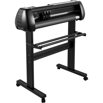 VEVOR Vinyl Cutter, 28inch Paper Feed Cutting Plotter Bundle, Adjustable Force & Speed Vinyl Printer with Powerful Stepper Motors, Signmaster Software Bundle Kit Compatible with Windows System - Mekamart Australia