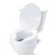 VEVOR Raised Toilet Seat, 100 mm Height Raised, 136 kg Weight Capacity, Universal Toilet Seat Riser, Screw Rod Locking, with Toilet Seat, for Elderly, Handicap, Patient, Pregnant, Medical - Mekamart Australia