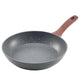 VEVOR Frying Pan Skillet, Aluminum Egg Fry Pans, 3 Piece Set (250, 280, 325 mm), Nonsitck Heavy-Duty Skillets with Heat-Resistant Handle, Chef's Kitchen Cookware, for Gas, Electric, Induction, Grey - Mekamart Australia