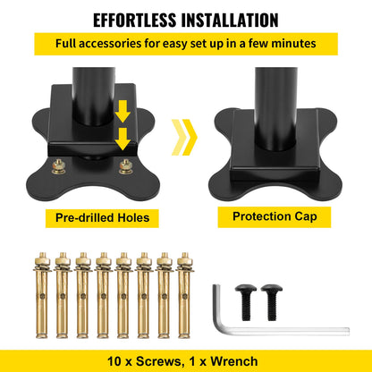 Handrail Outdoor Stairs, 3ft, 34 Inch Outdoor Handrail, Outdoor Stair Railing Adjustable from 0 to 60 Degrees Handrail for Stairs Outdoor Black Aluminum Stair Railing for Garden, Office Area