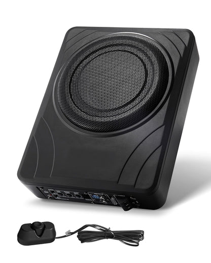 8" 300W Under Seat Car Subwoofer Slim Powered Car/Truck Subwoofer System