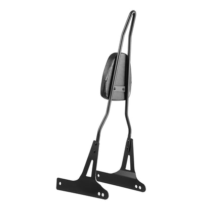 Motorcycle Backrest Sissy Bar, Compatible With Harley-Davidson Dyna Street Glide Road Glide Road King, 730mm Height Detachable Passenger Backrest, For Motorcycles, Black