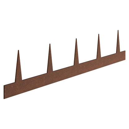 Steel Landscape Edging, 10 Packs 40 x 4.5 in Weather-Resistant & Pre-Rust Metal Landscape Edging, Bendable Garden Edging Border, Heavy Duty Lawn Edging, Flower Bed Yard Pathway Divider