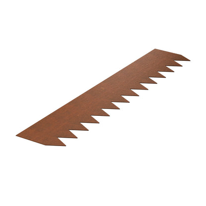 Steel Landscape Edging, 6 Packs 40 x 8 in Weather-Resistant & Pre-Rust Metal Landscape Edging, Bendable Garden Edging Border, Lawn Edging for Flower Bed Yard Pathway Divider
