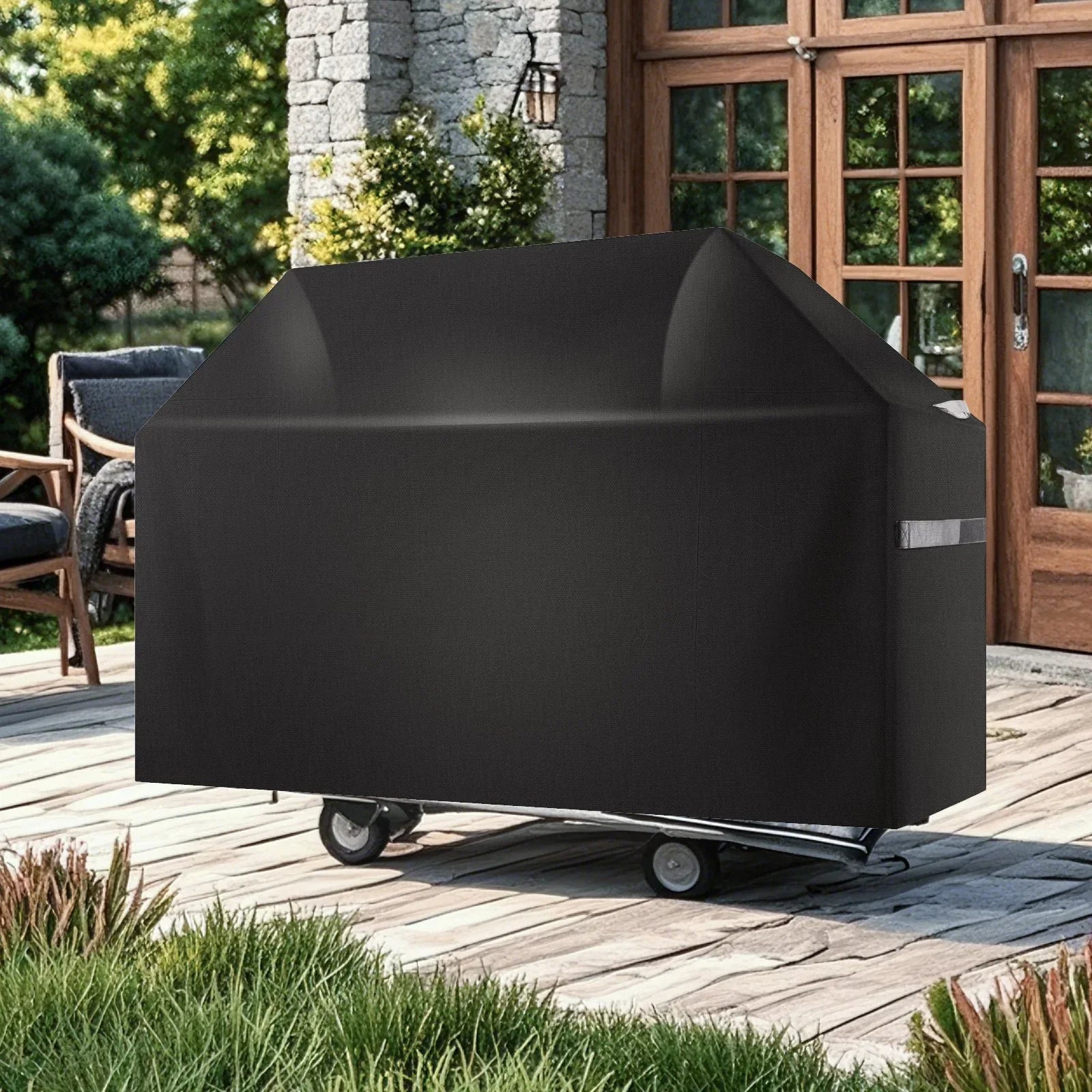 VEVOR 65 inch Grill Cover Heavy Duty BBQ Gas Grill Cover Outdoor Waterproof - Mekamart Australia