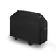 VEVOR Grill Cover, 63 inch BBQ Covers for Outdoor Grills, Waterproof, Fade Resistant, Weather Resistant Heavy Duty 600D Polyester, Easy On/Off, with Hook-and-Loop Straps, Black - Mekamart Australia