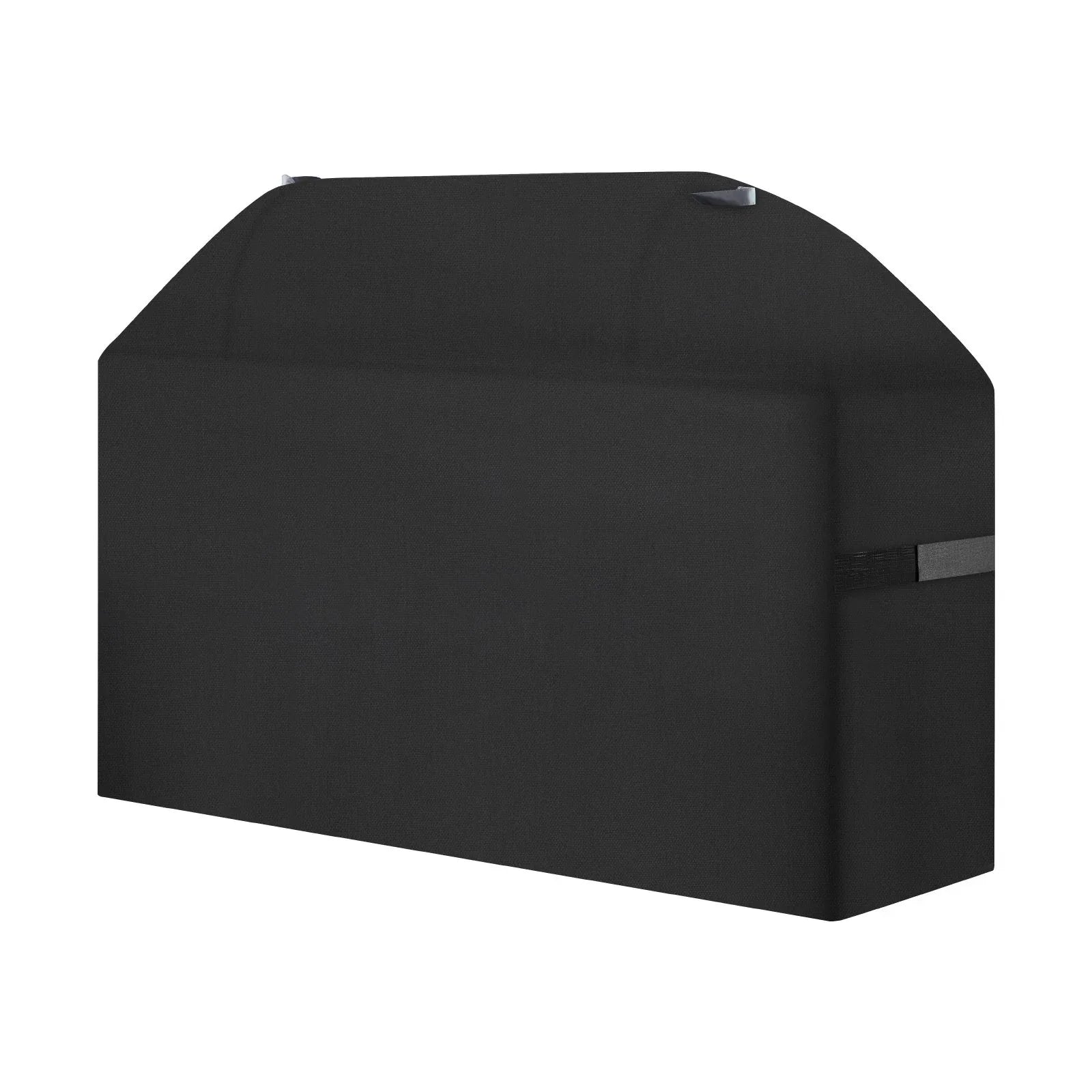 VEVOR Grill Cover, 63 inch BBQ Covers for Outdoor Grills, Waterproof, Fade Resistant, Weather Resistant Heavy Duty 600D Polyester, Easy On/Off, with Hook-and-Loop Straps, Black - Mekamart Australia