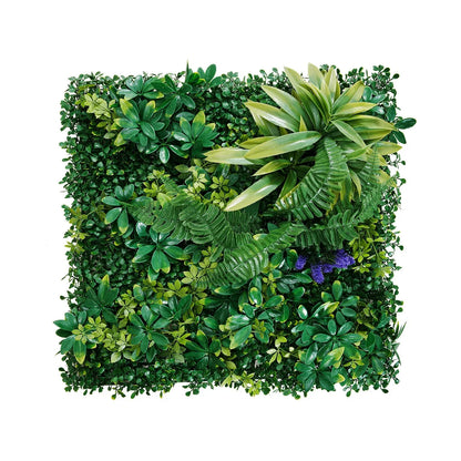 VEVOR Artificial Grass Wall Panels, 8 PCS 20 x 20 inch, 3D Combination Greenery Boxwood Panel for Indoor Outdoor Green Decor & Ivy Fence Covering, Privacy Backdrop Wall Hedge Screen for Garden - Mekamart Australia