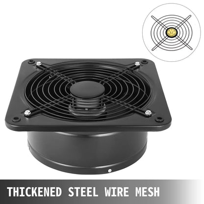 VEVOR 12 Inch Industrial Ventilation Extractor ventilation fan commercial air blower fan Metal Axial Exhaust 300MM Air Puller Fan (300MM/12 Inch) - Mekamart Australia