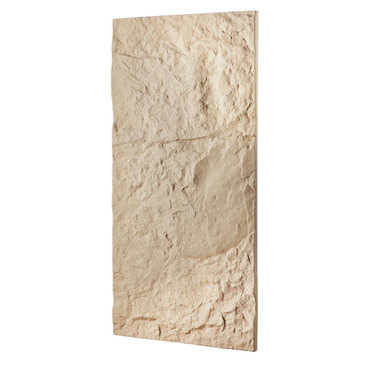 3D Wall Panels, 4 Pack 120 x 60 cm PU Natural Stone Imitation Wall Art Tiles, 2.97 m² Coverage Accent Wall Panel, Interior Home Decor for Ceiling, Bedroom, Living & Gaming Room, Stone Yellow