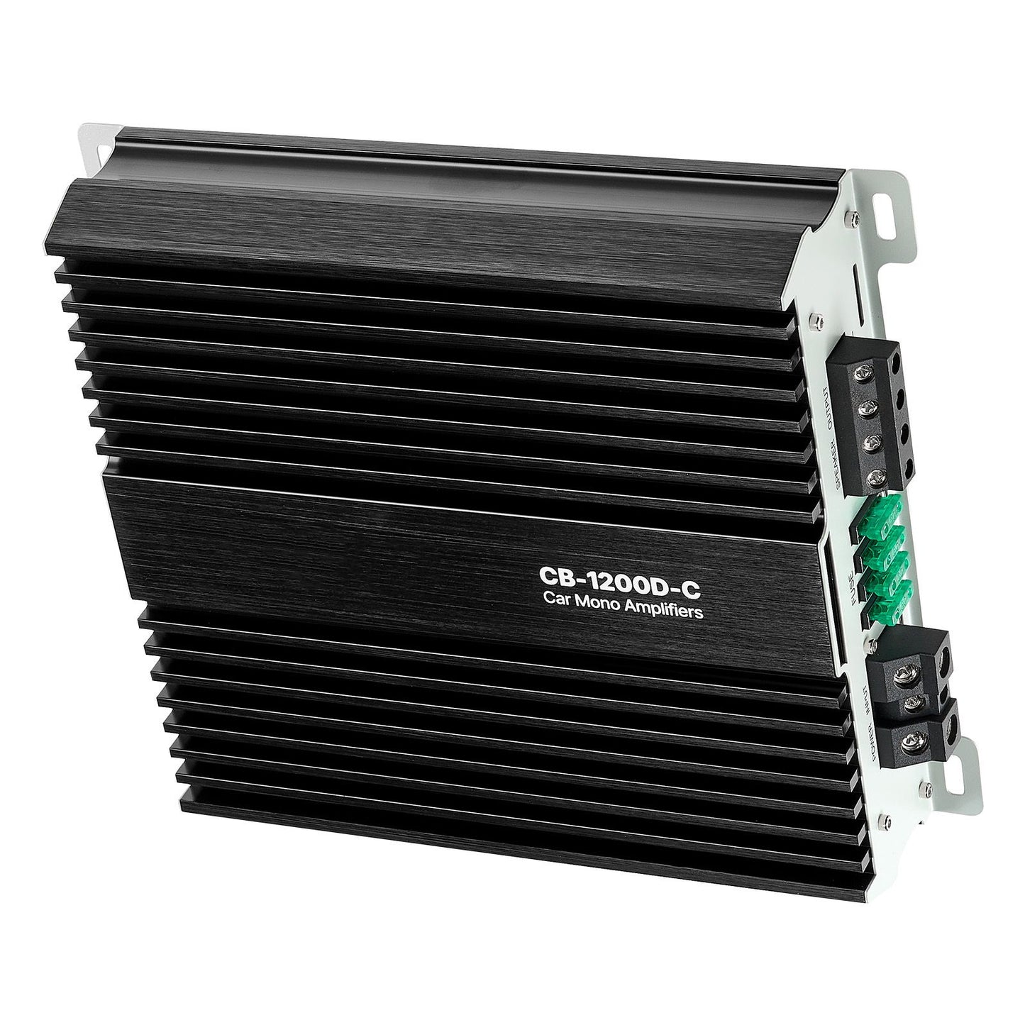 Monoblock Car Amplifier, 1200W RMS MAX, 1/2/4 Ohm Stable, 1-Channel Class D Car Audio Amplifier with Remote Subwoofer Level Control, Low Pass Filter, Bass Boost & Phase Shift, Volume Controller