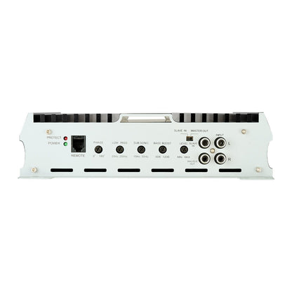 Monoblock Car Amplifier, 1200W RMS MAX, 1/2/4 Ohm Stable, 1-Channel Class D Car Audio Amplifier with Remote Subwoofer Level Control, Low Pass Filter, Bass Boost & Phase Shift, Volume Controller