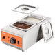VEVOR Chocolate Tempering Machine, 2 Tanks Chocolate Melting Pot with TEMP Control, 800W Stainless Steel Electric Commercial Food Warmer For Chocolate/Milk/Cream Melting and Heating - Mekamart Australia