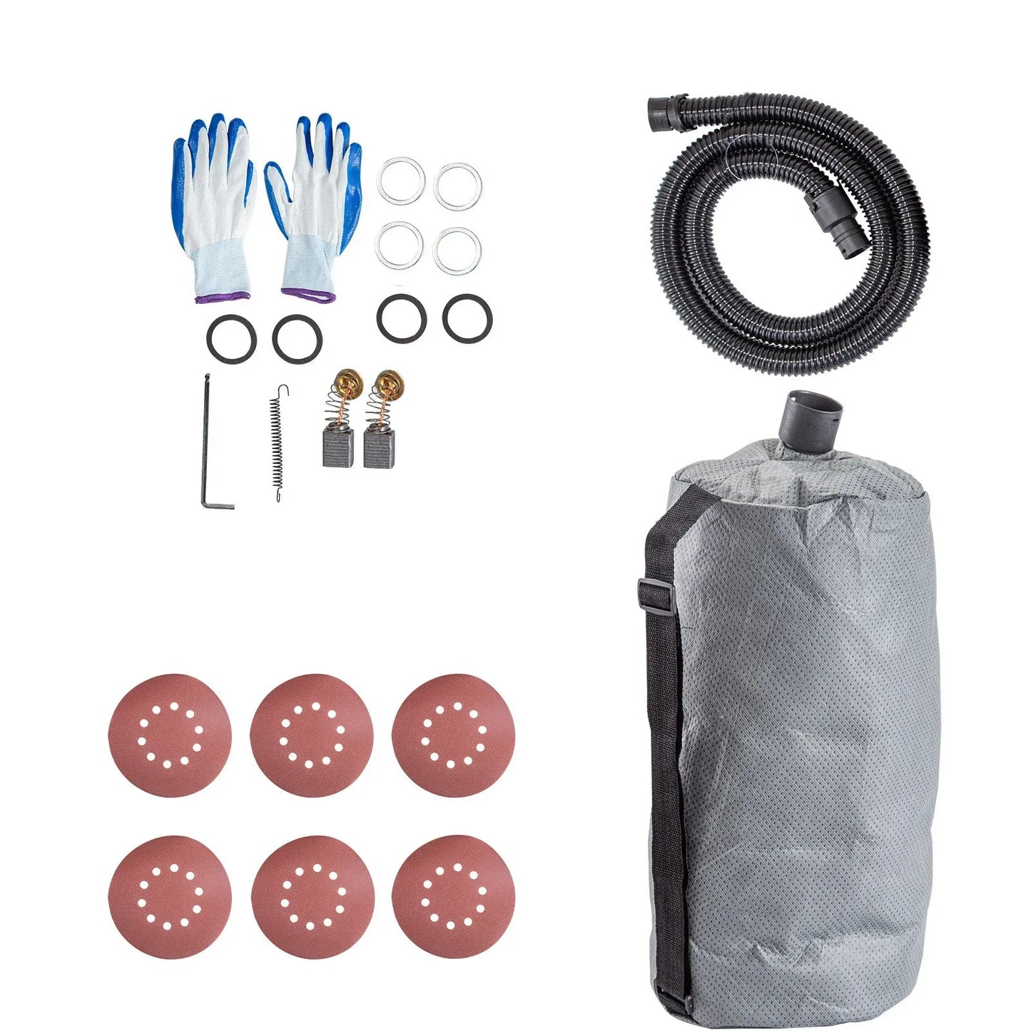 VEVOR Drywall Sander 750W, Electric Drywall Sander, Foldable Sheetrock Sander, with Telescope Handle, Electric Sander, Variable Speed 800-1750 RPM, Wall Sander, with LED Strip Light and Vacuum Bag - Mekamart Australia
