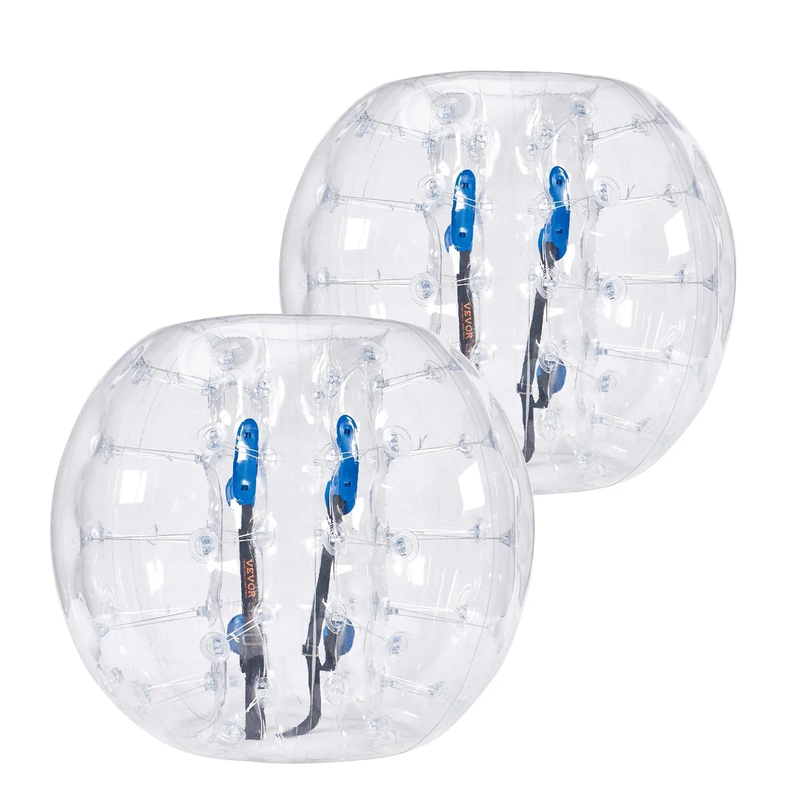 VEVOR Inflatable Bumper Balls 2-Pack, 4FT/1.2M Body Sumo Zorb Balls for Teen & Adult, 0.8mm Thick PVC Human Hamster Bubble Balls for Outdoor Team Gaming Play, Bumper Bopper Toys for Garden, Yard, Park - Mekamart Australia